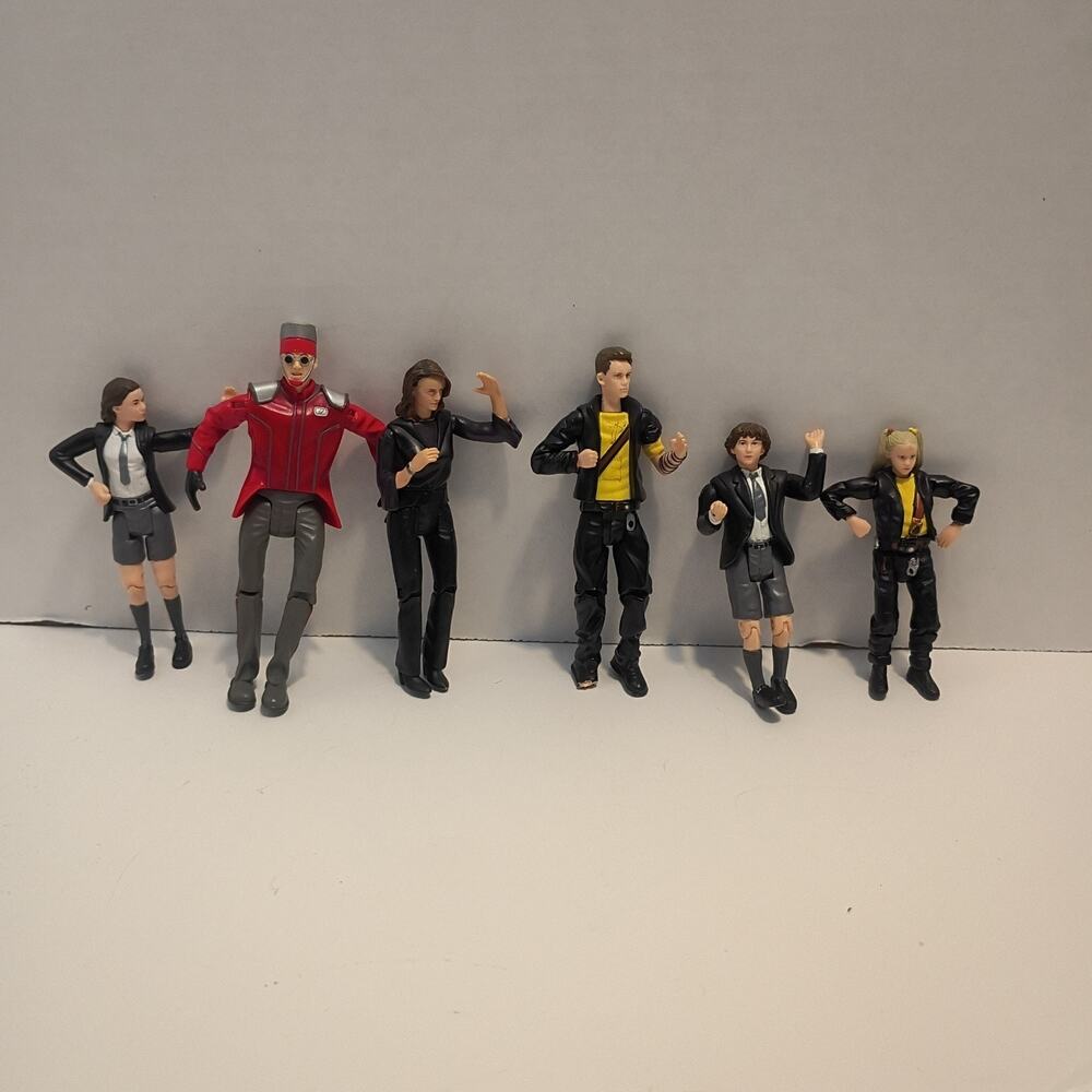 VTG 2002 Spy Kids Action Figure Lot 6 Play Along Toys Miramax Magma Man Loose